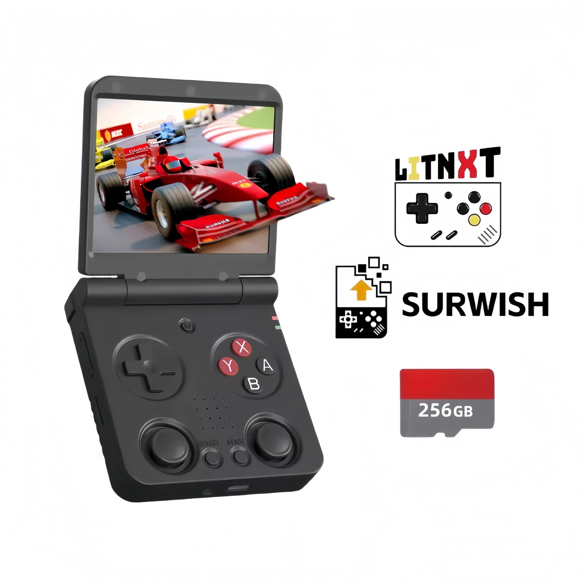 Miyoo Flip V2 Surwish OS Retro Handheld Game Console