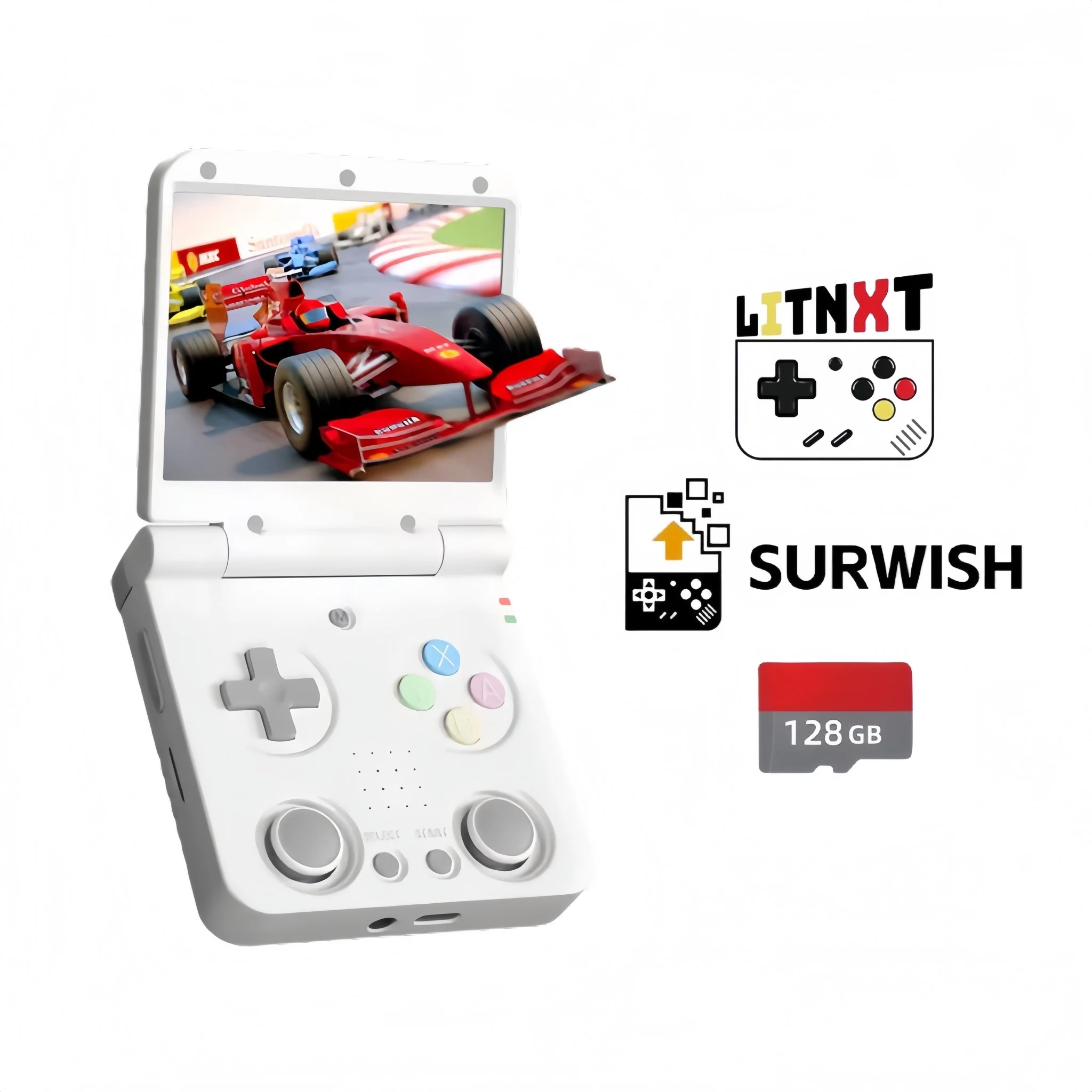 Miyoo Flip V2 Surwish OS Retro Handheld Game Console