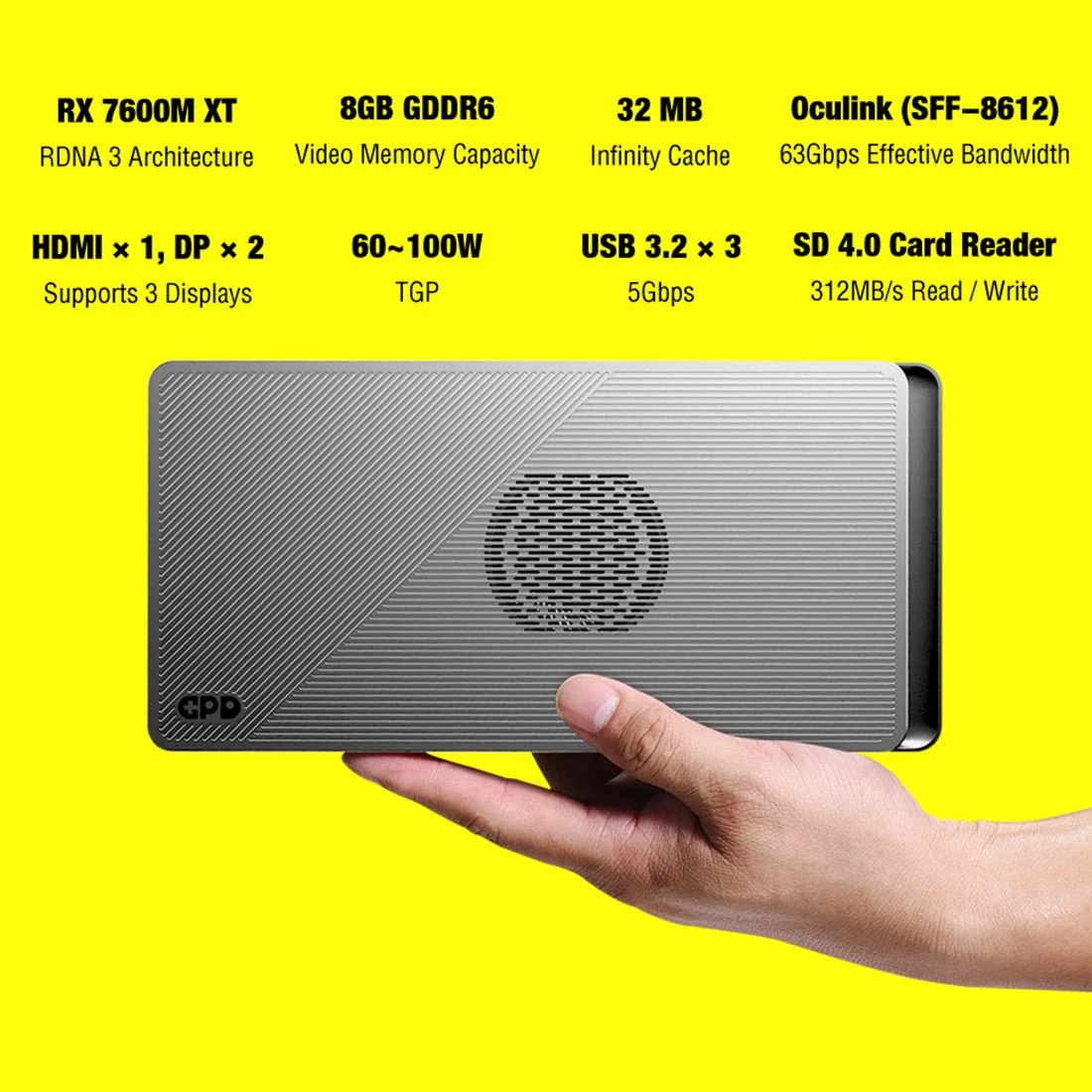 GPD WIN4 2025 8840U 6-Inch Windows 11 Handheld Game Console