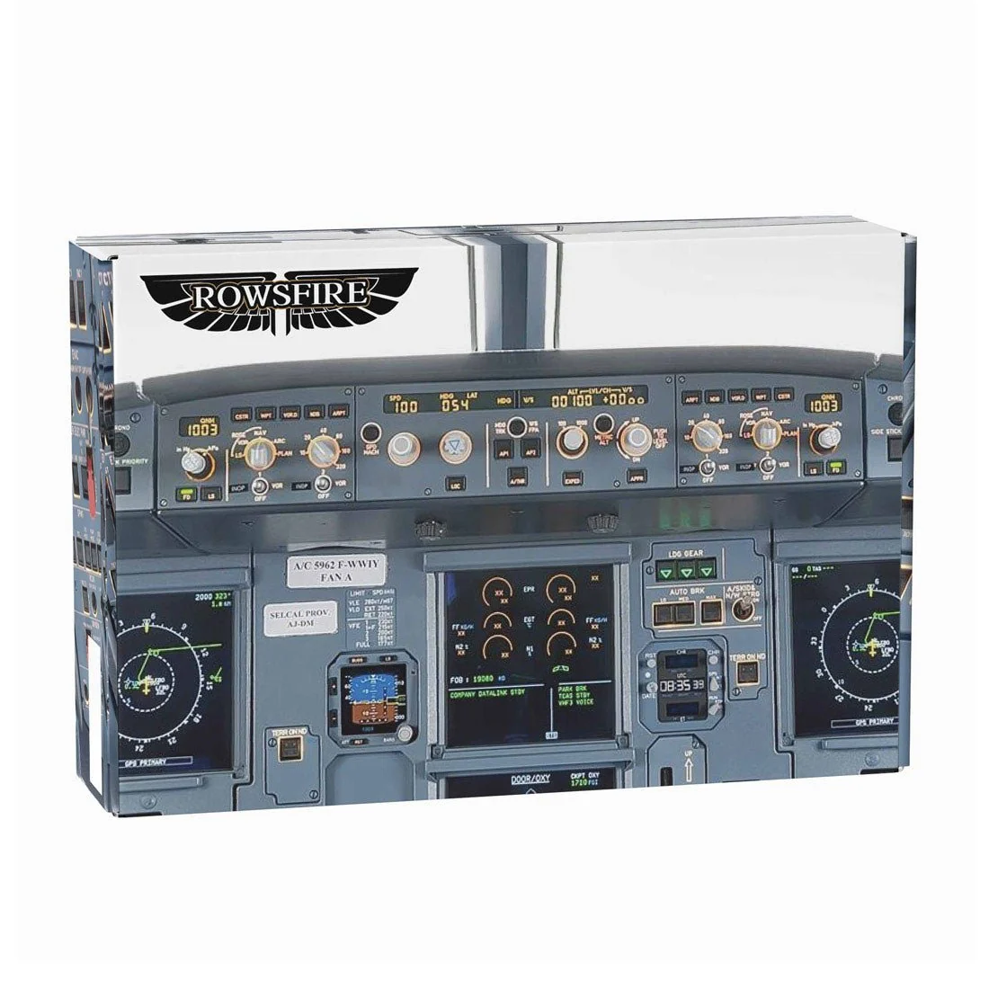 Rowsfire A102 A350/A320 mini Light OVERHEAD OVH-Panel for MSFS 2020/2024 (Backlit+Aluminum Alloy Housing Edition) -  Windows Flight Sim Home Cockpit