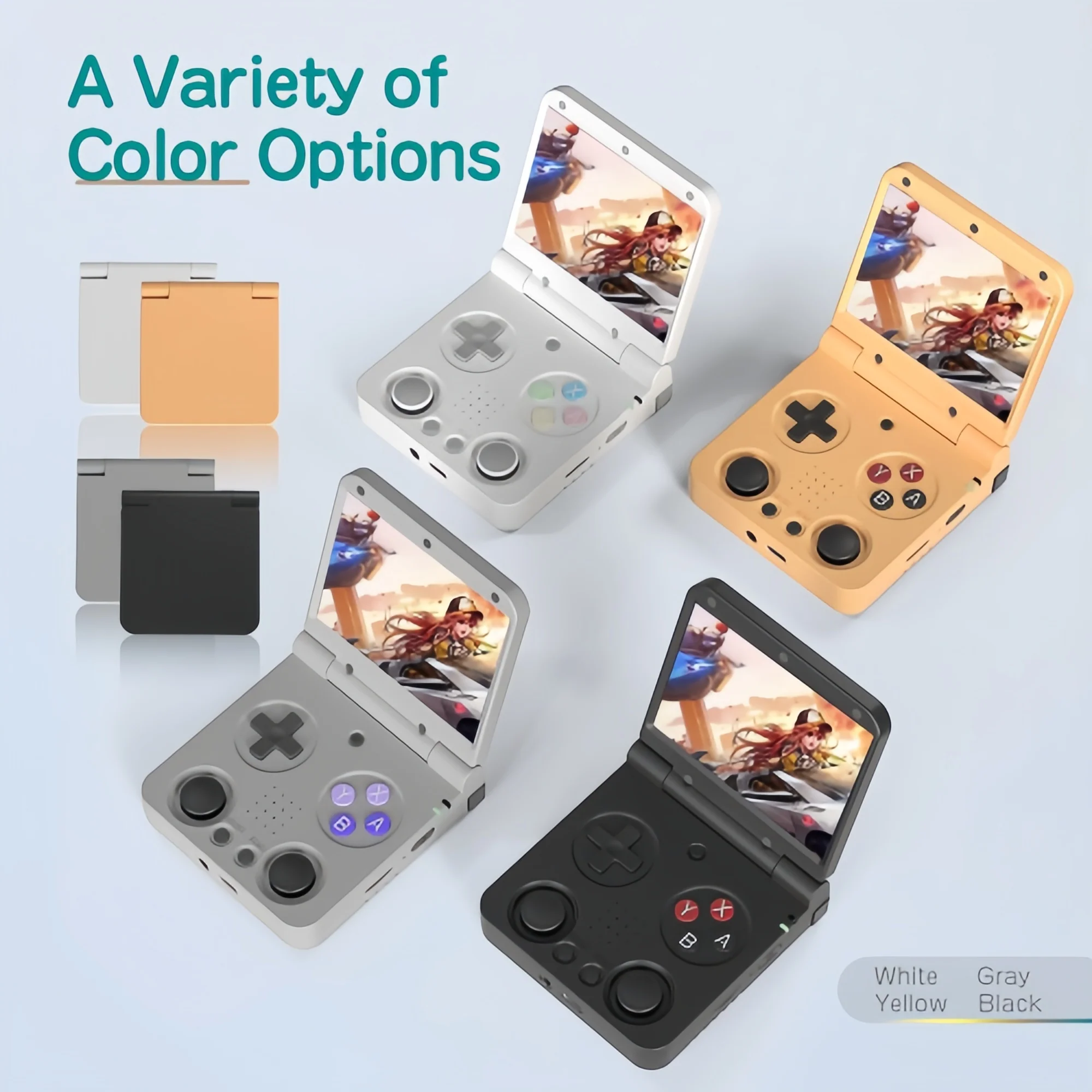 Miyoo Flip V2 Surwish OS Retro Handheld Game Console