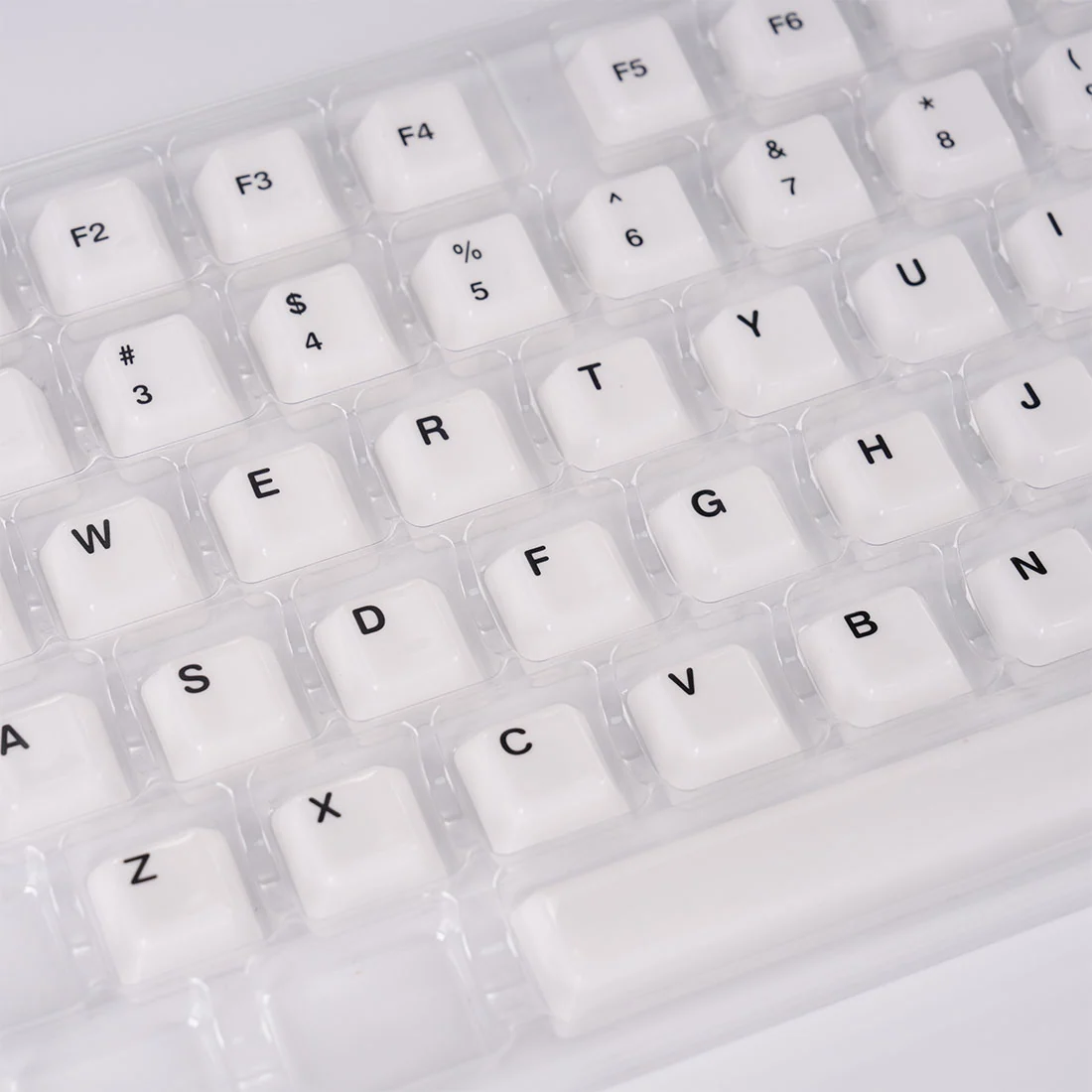 Crackle Ceramic Keycaps Set, OEM Profile 76/114 Keys for Mechanical Keyboard
