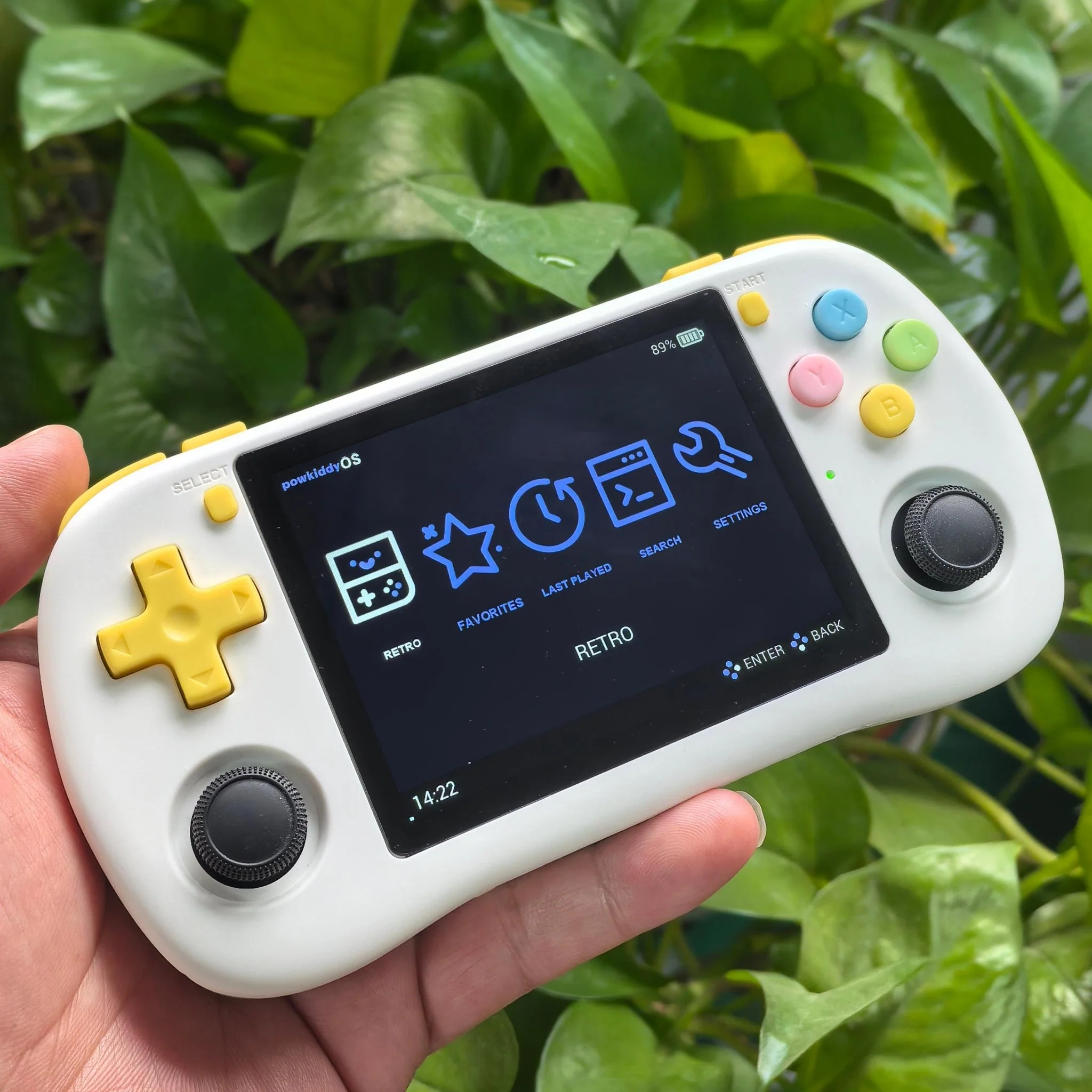 Powkiddy X35H 3.5-Inch IPS 屏幕 横版掌上游戏机