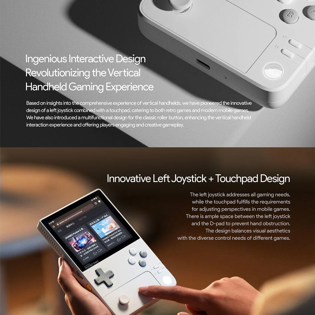 AYANEO Pocket DMG 3.92-Inch Retro Handheld Android Game Console