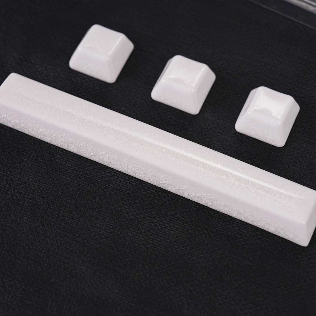 Crackle Ceramic Keycaps Set, OEM Profile 76/114 Keys for Mechanical Keyboard