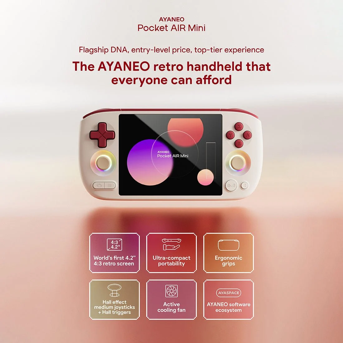AYANEO Pocket AIR Mini Retro Handheld Game Console
