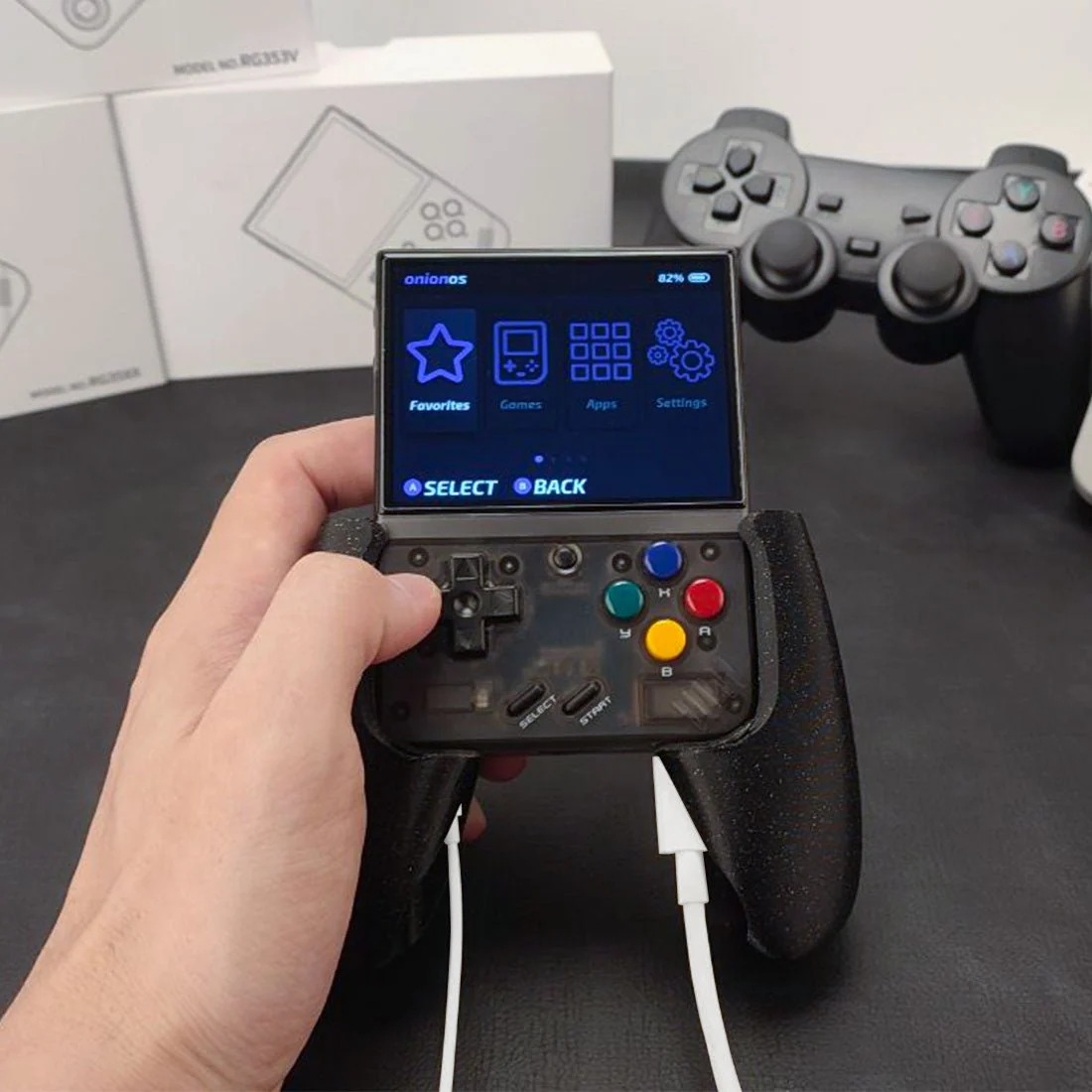 Miyoo Mini Plus 游戏机 DIY 手柄