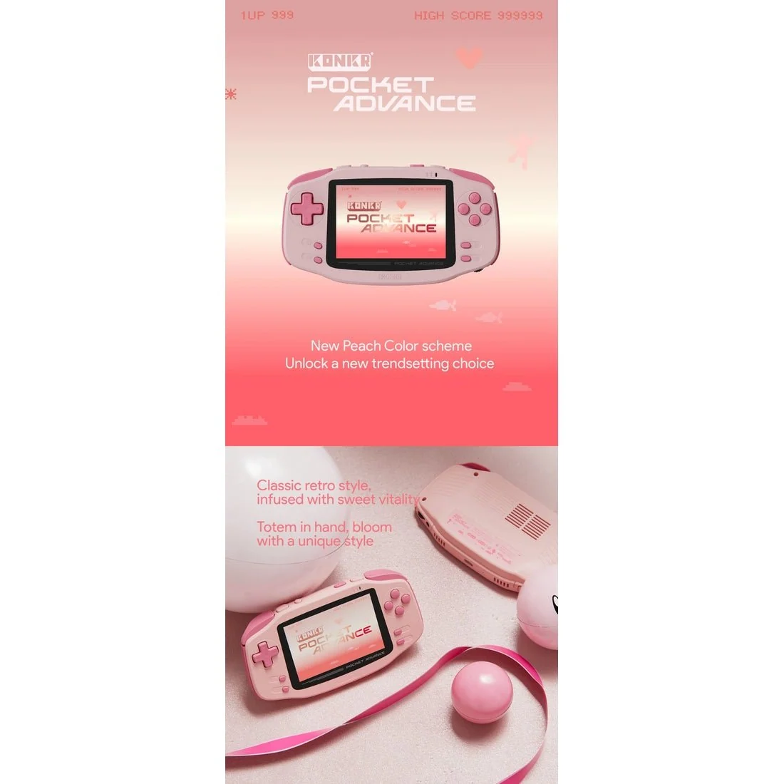 KONKR Pocket Advance 复古安卓掌机（预售）