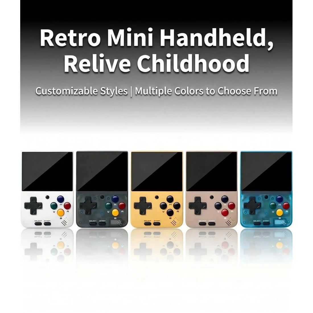 A10MINI 2.8-inch / A10MINI V4 3-Inch Retro Vertical Handheld Console with WiFi Wireless Connectivity