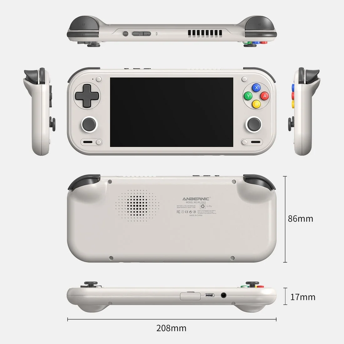 RG55G1 5.5-inch Screen Android Handheld Console with G1 GEN2 Processor