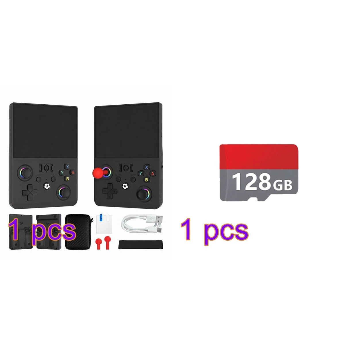 R36MAX2 ArkOS4Clone 4.5-Inch Vertical Open-Source Handheld Game Console