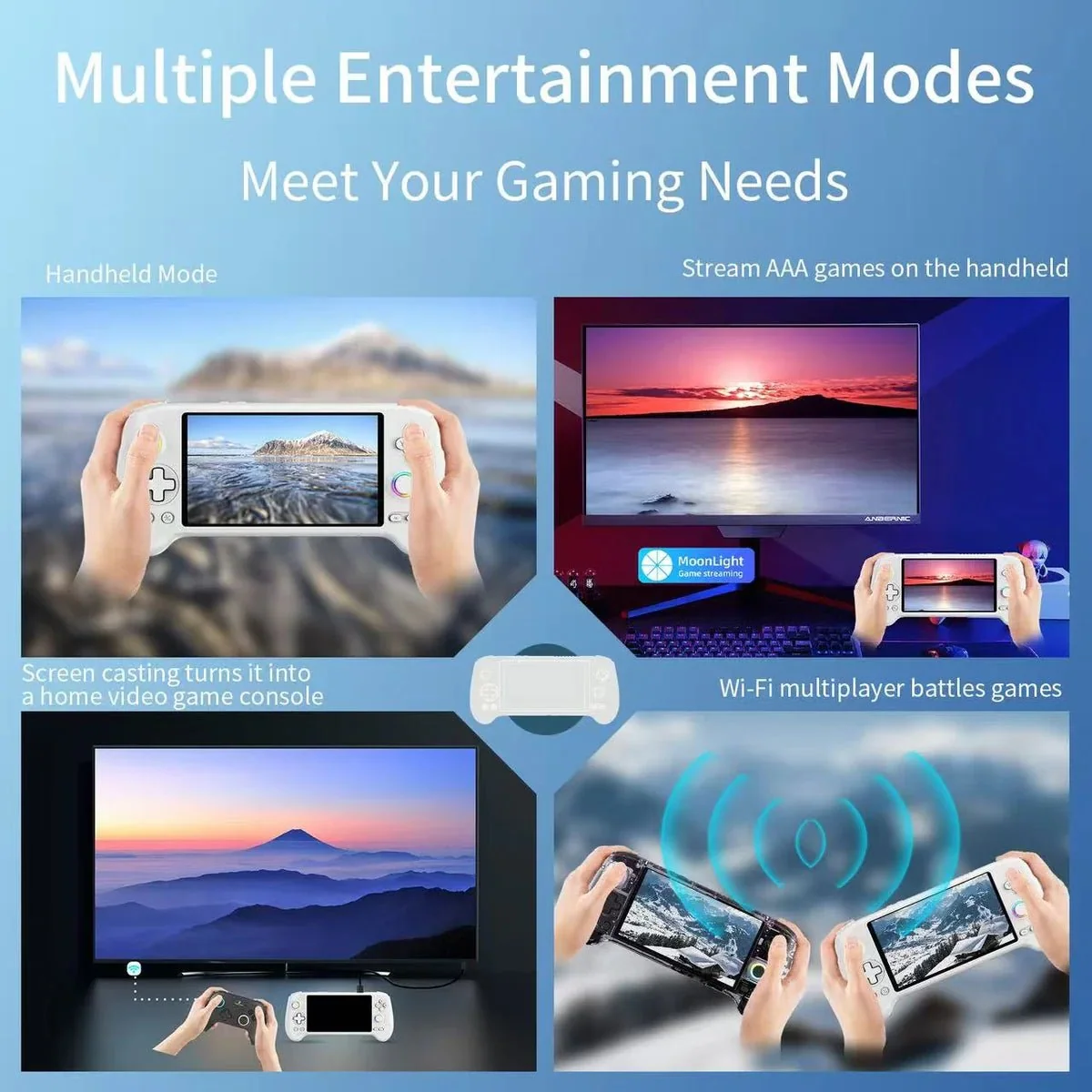 Anbernic RG557 5.48-Inch Powerful Retro Handheld Android Game Console