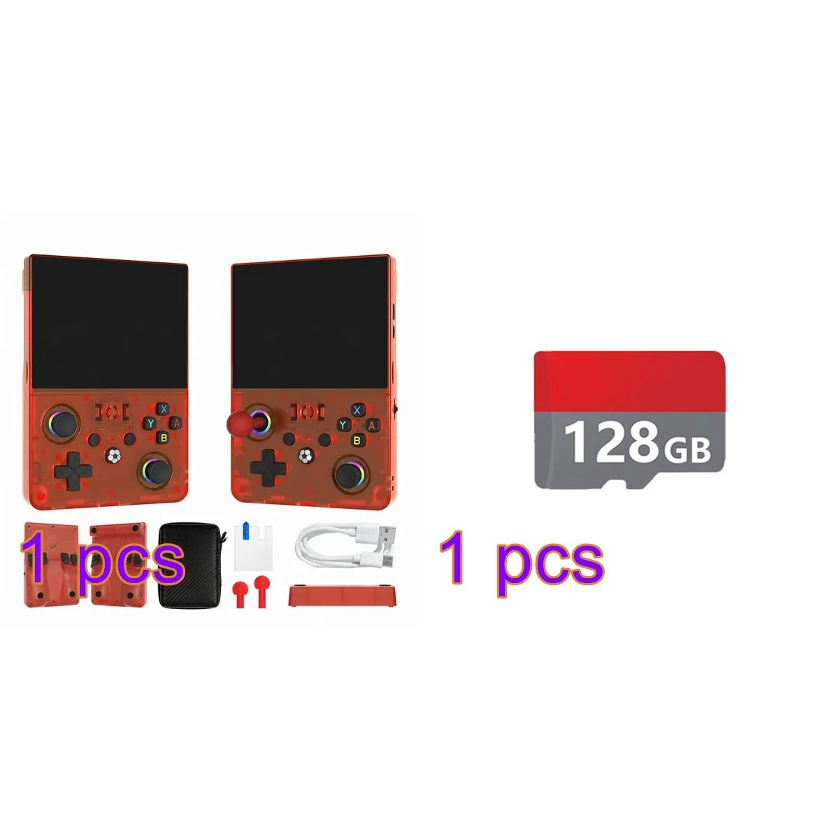 R36MAX2 ArkOS4Clone 4.5-Inch Vertical Open-Source Handheld Game Console