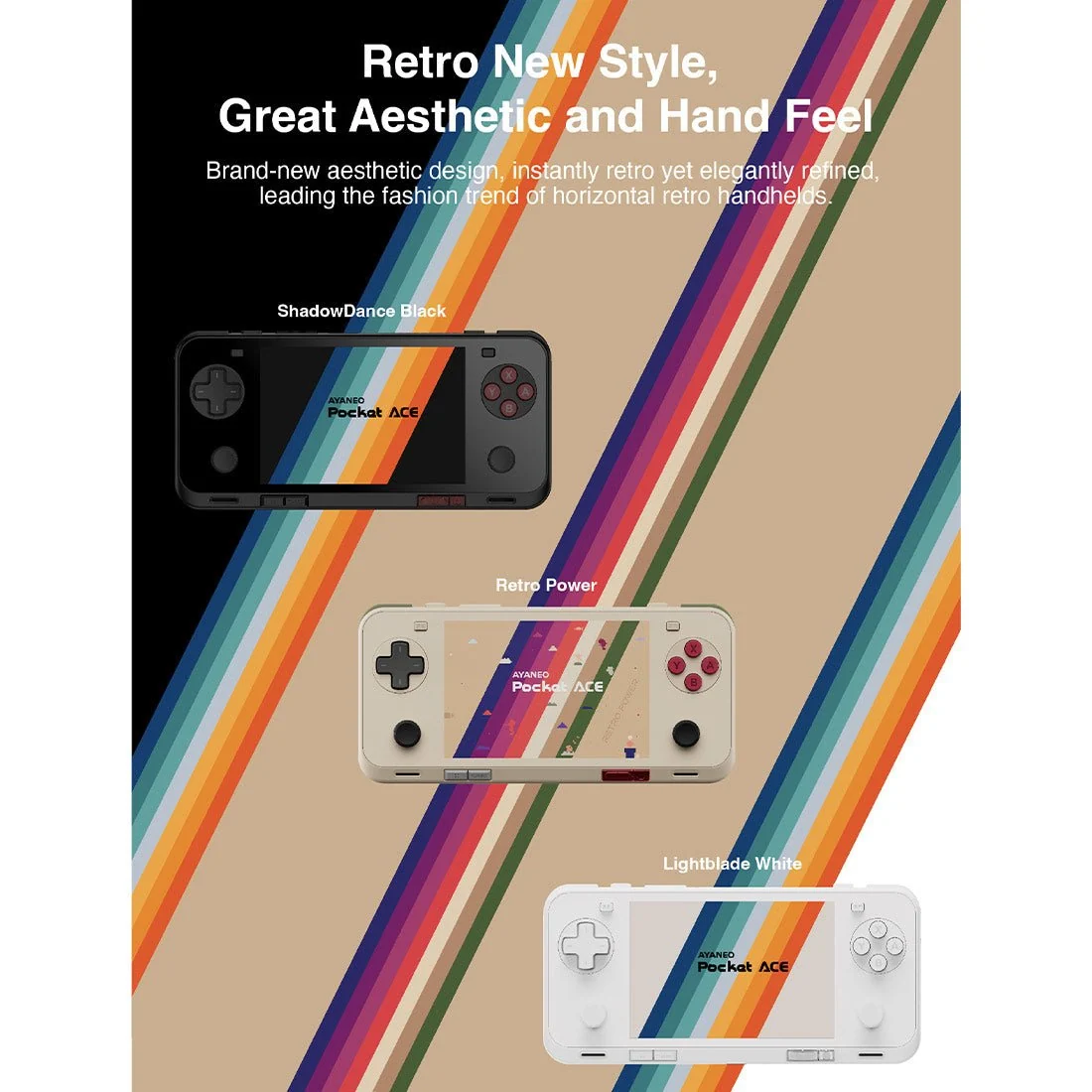 AYANEO Pocket ACE Retro Handheld Android Game Console