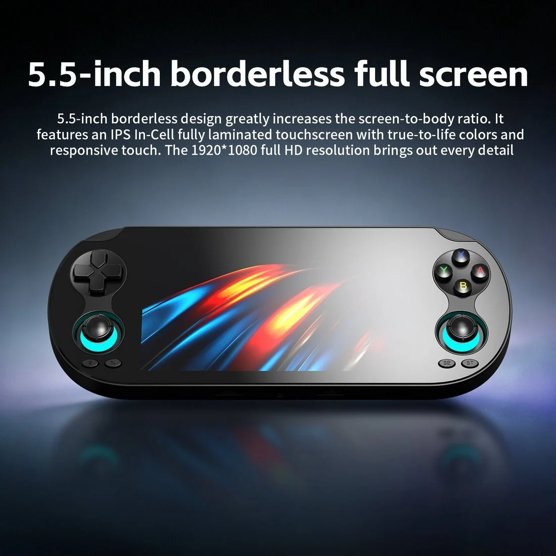 Anbernic RG VITA PRO 5.5 Inch Retro Handheld Game Console, Dual System, RK3576
