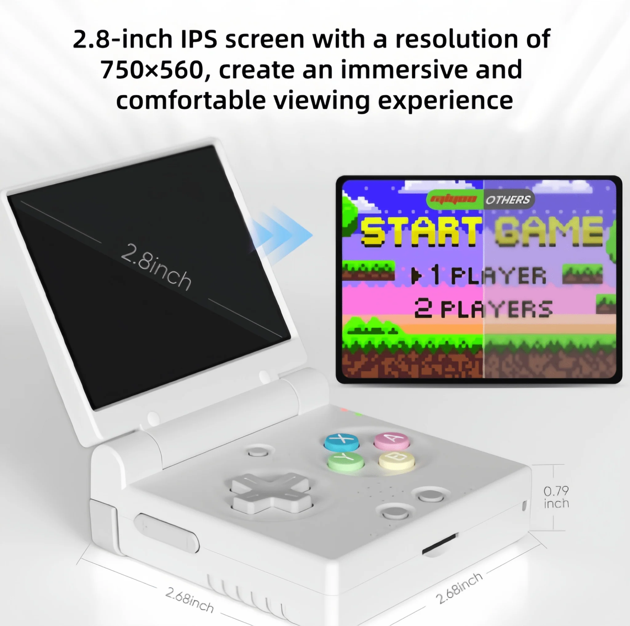 MIYOO MINI FLIP Surwish Onion OS V4.4.0 Retro Handheld Game Console Support Sleep Mode and WIFI