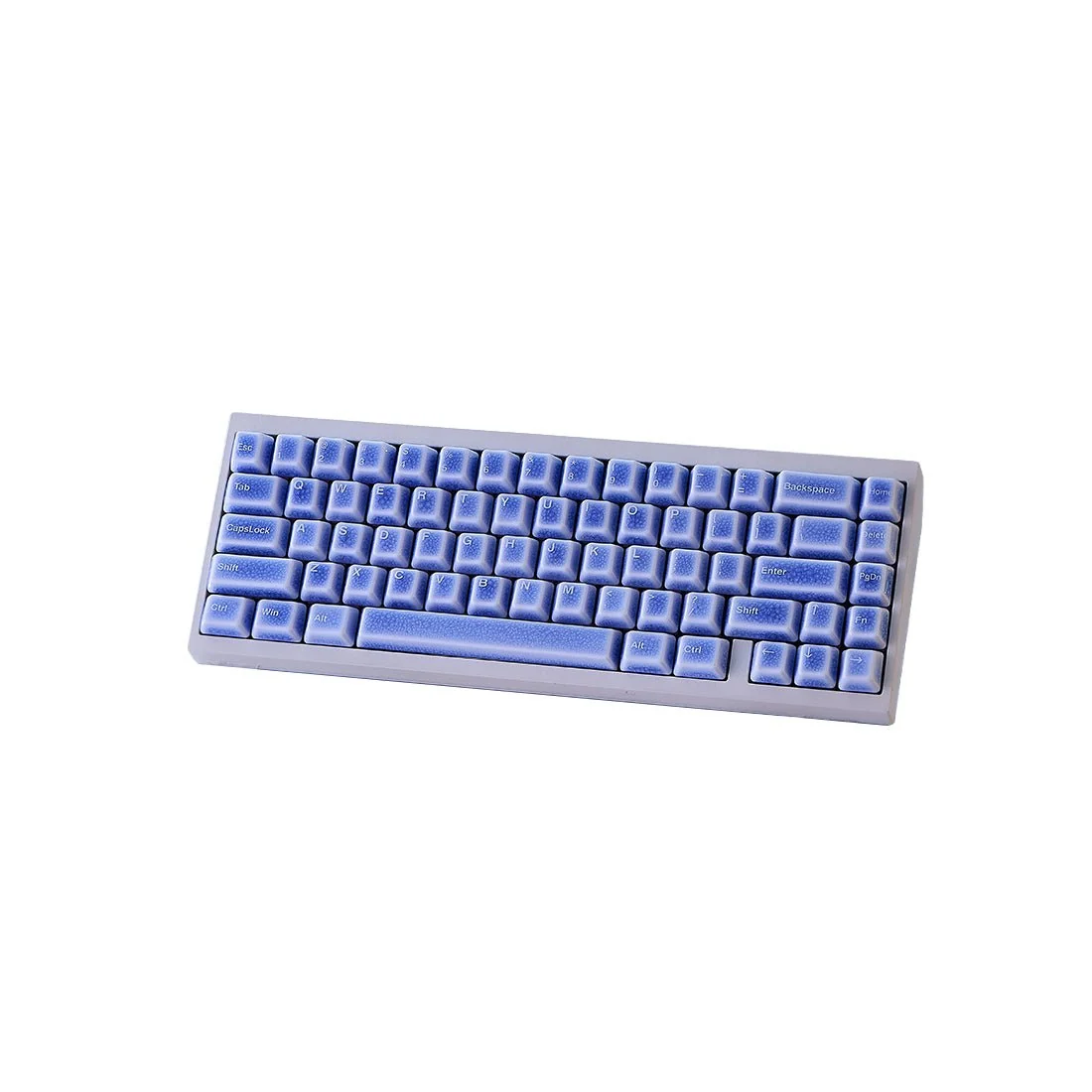 Crackle Ceramic Keycaps Set, OEM Profile 76/114 Keys for Mechanical Keyboard