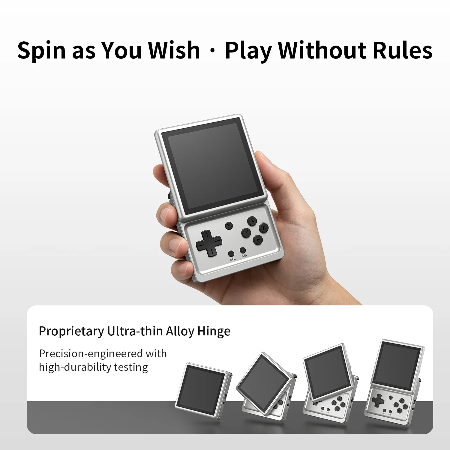Anbernic RG Rotate Handheld Console with Rotating Touchscreen