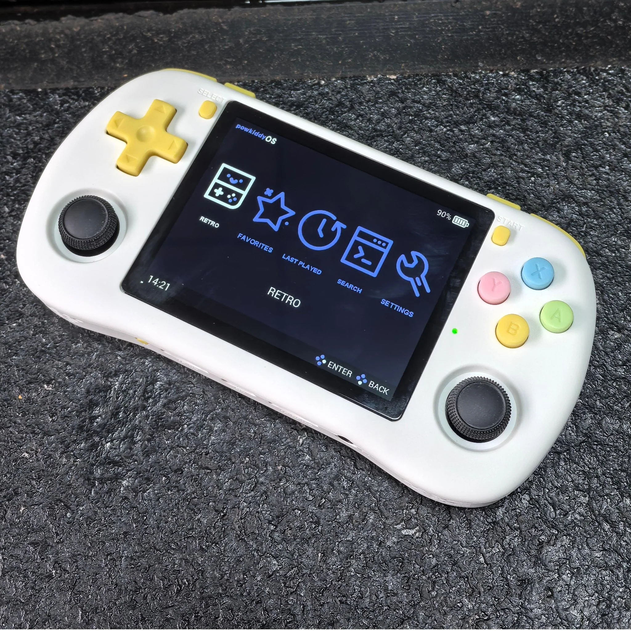 Powkiddy X35H 3.5-Inch IPS 屏幕 横版掌上游戏机