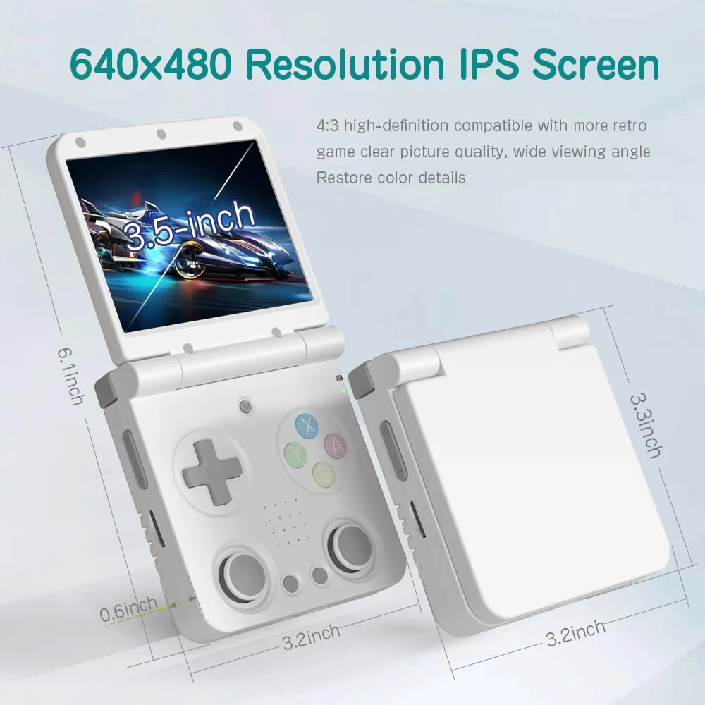 Miyoo Flip V2 Surwish OS Retro Handheld Game Console