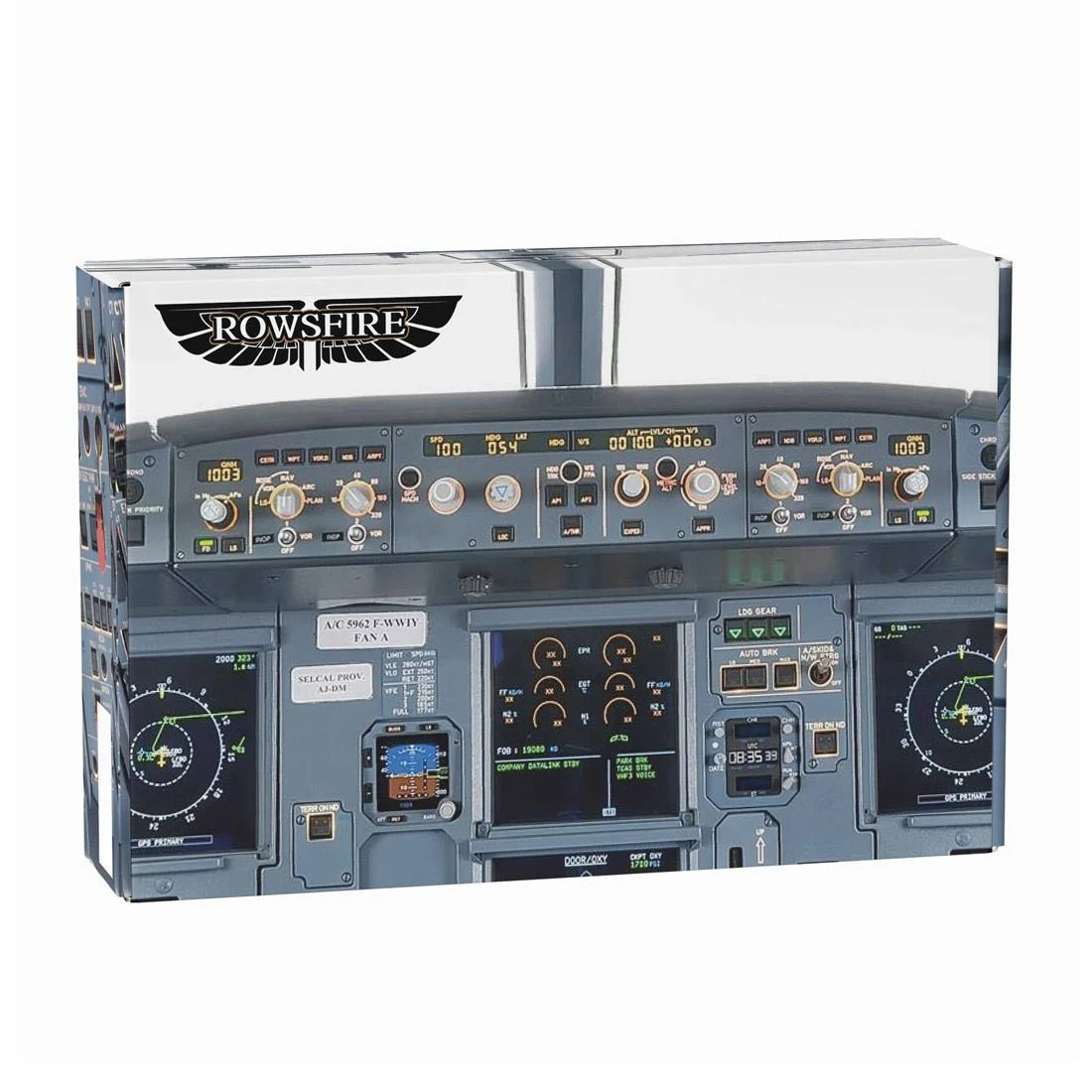 Rowsfire A103 V3.0 A320/A310/A350/XECAM 家用座舱起落架指示一体面板 适用于 MSFS 2020/2024 - 兼容 Fenix、FBW 和 ini