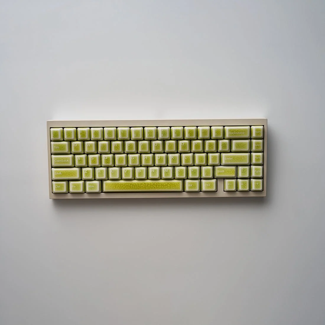 Crackle Ceramic Keycaps Set, OEM Profile 76/114 Keys for Mechanical Keyboard