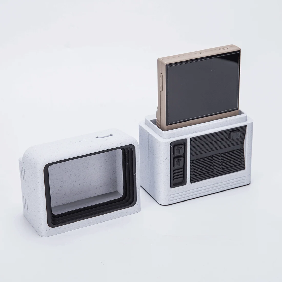 Miyoo mini plus 3D打印磁吸复古电视充电底座