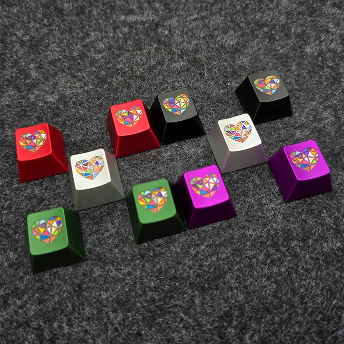 Vibrant 玻璃心原厂 R4 轮廓 220 目阳极氧化铝合金 ESC 行键帽