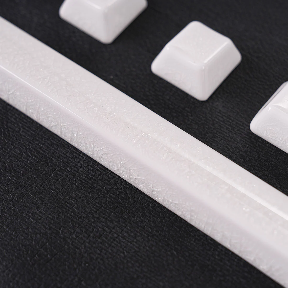 Crackle Ceramic Keycaps Set, OEM Profile 76/114 Keys for Mechanical Keyboard