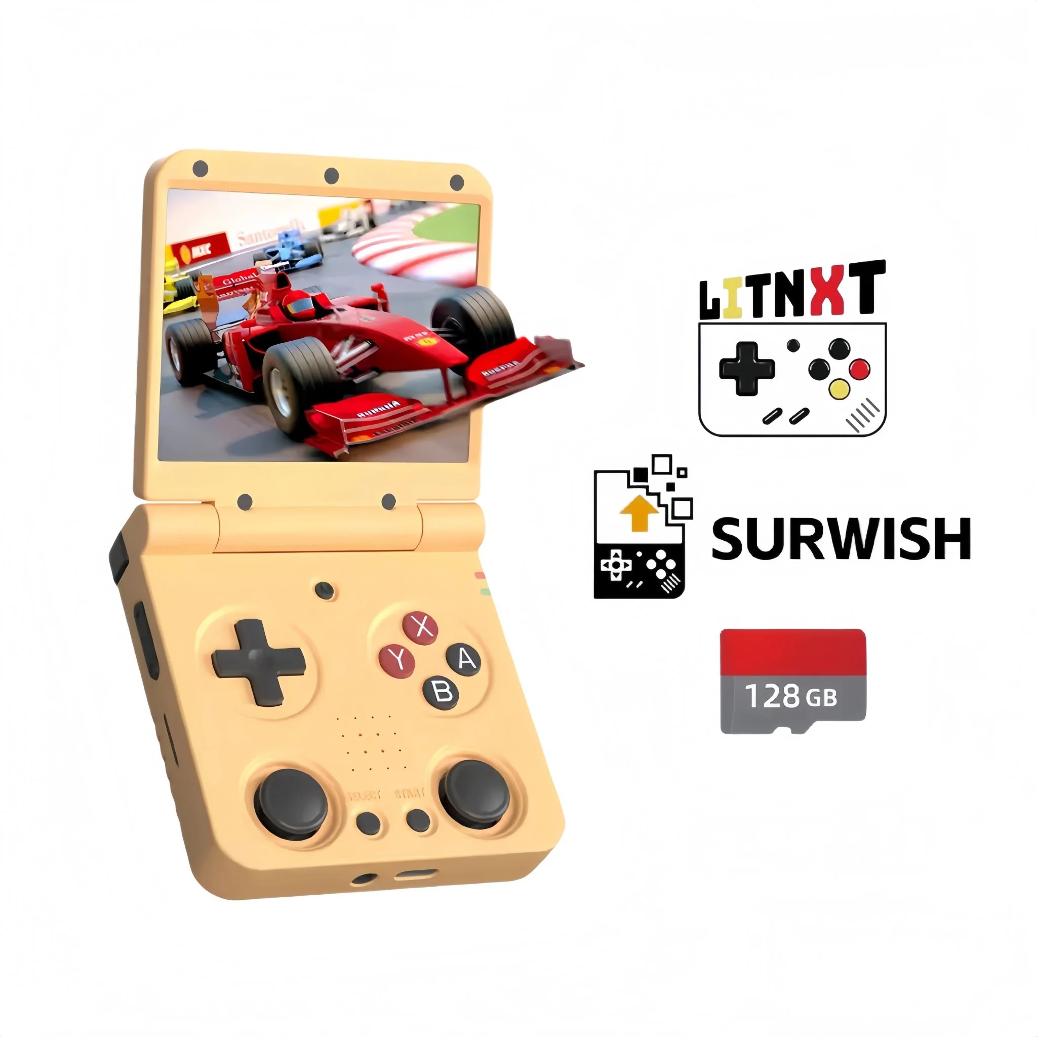 Miyoo Flip V2 Surwish OS Retro Handheld Game Console