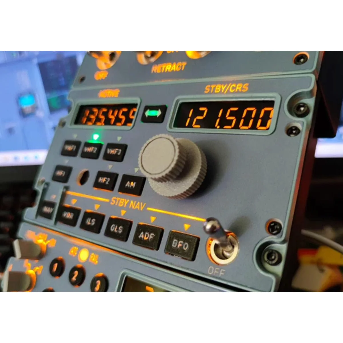 D109 一体式 A320 家用驾驶舱面板 - 集成 RMP+灯光+ATC，适用于 Windows MSFS2020/2024、X-Plane 12（Fenix、FBW、Toliss）预售：1 个月