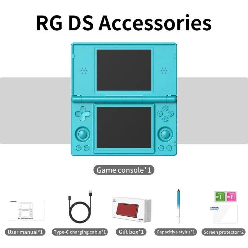 ANBERNIC RG DS Dual Screens Retro Handheld Game Console
