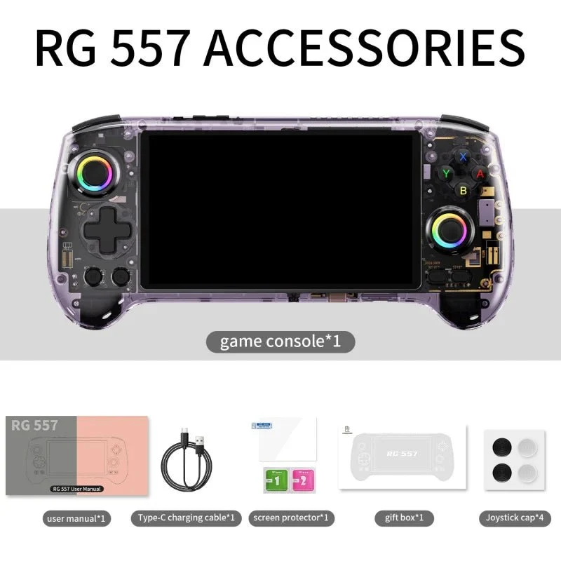 Anbernic RG557 5.48-Inch Powerful Retro Handheld Android Game Console