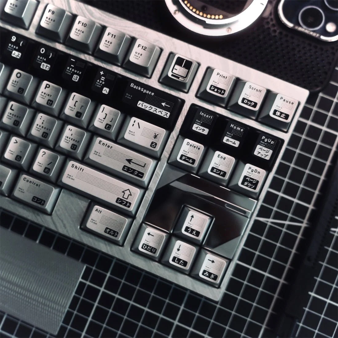 Original-Profile Parametric Aluminum Alloy Keycaps for Wooting ROG Azoth