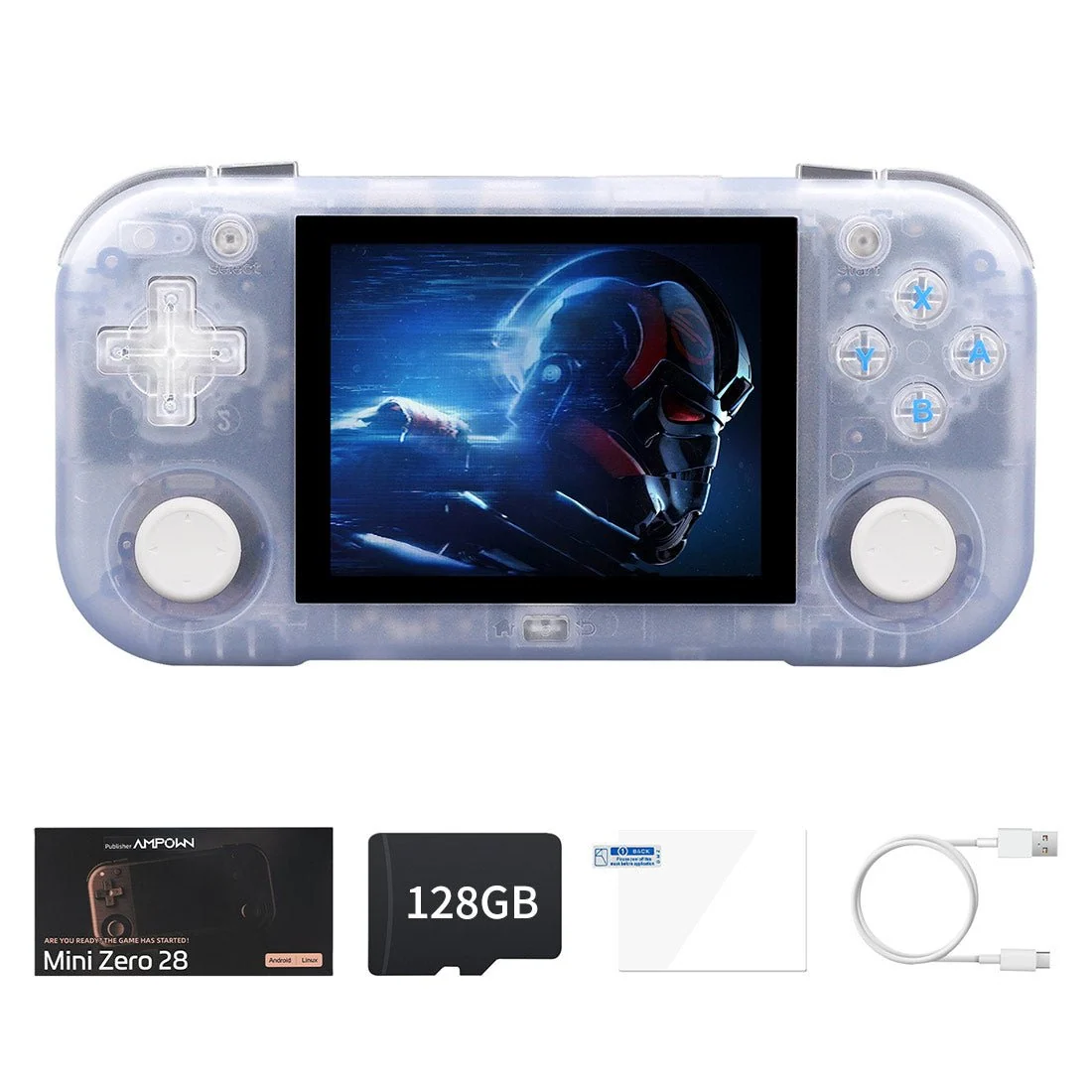 MagicX Mini Zero 28 V2 2.8-Inch Retro Handheld Android Game Console