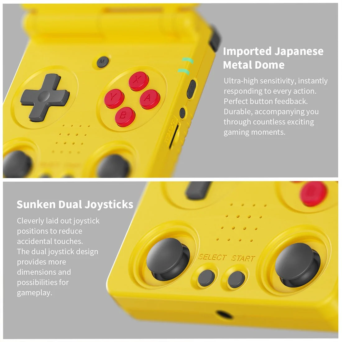 Anbernic RG34XXSP 3.4-Inch Retro Handheld Game Console