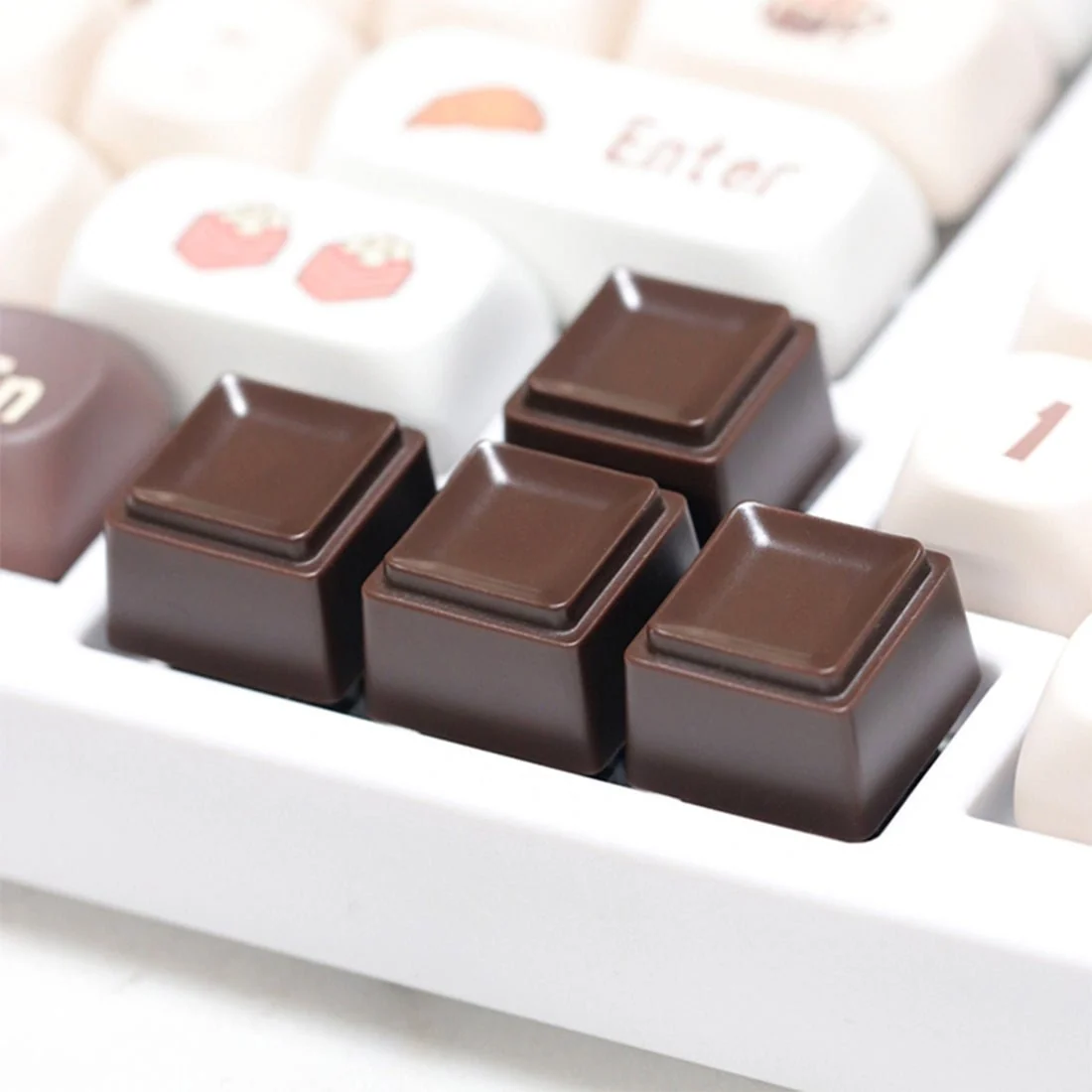 Chocolate Coffee Resin Keycap