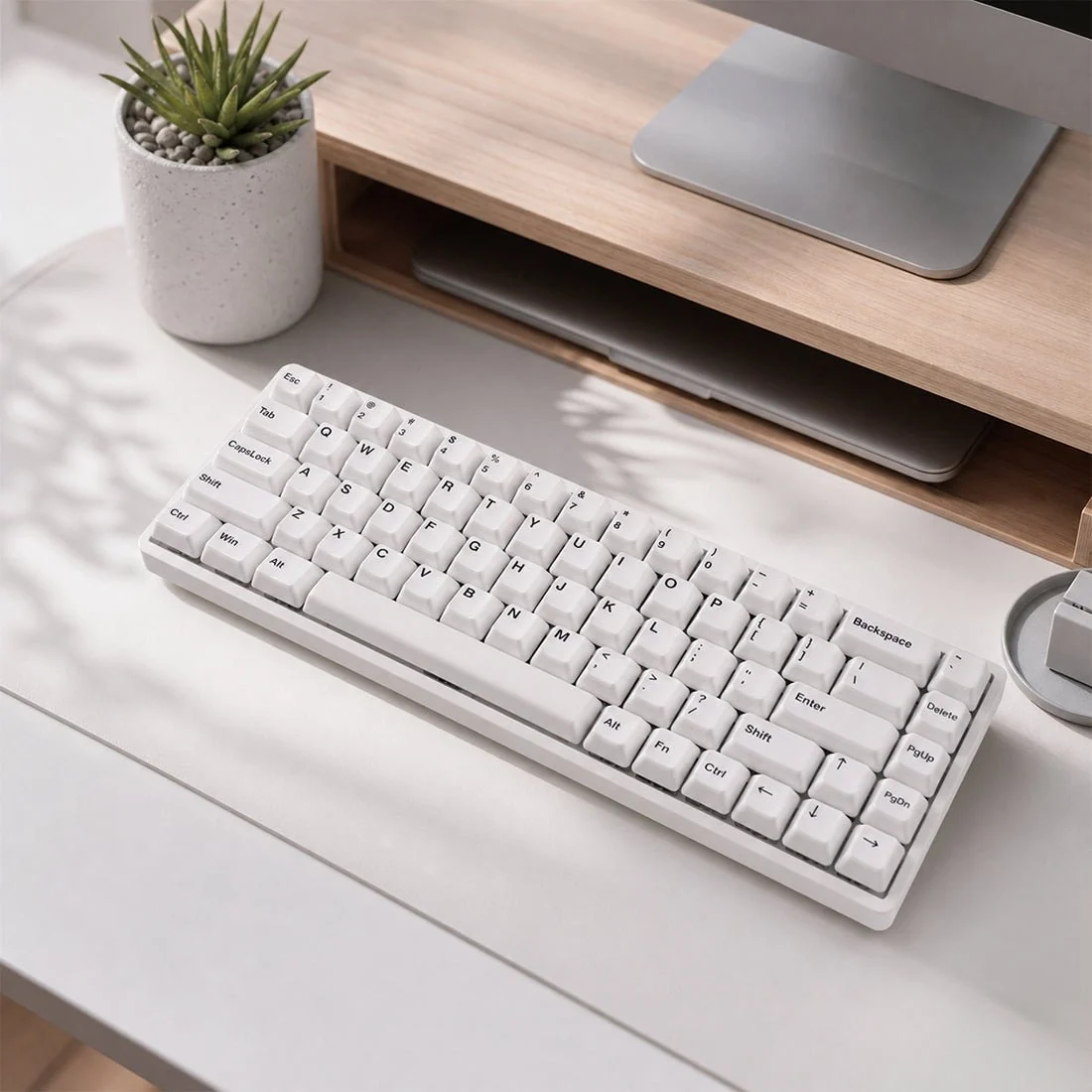 Ceramic Keycap Set 96 Keys for 61/67/68 Mechanical Keyboards