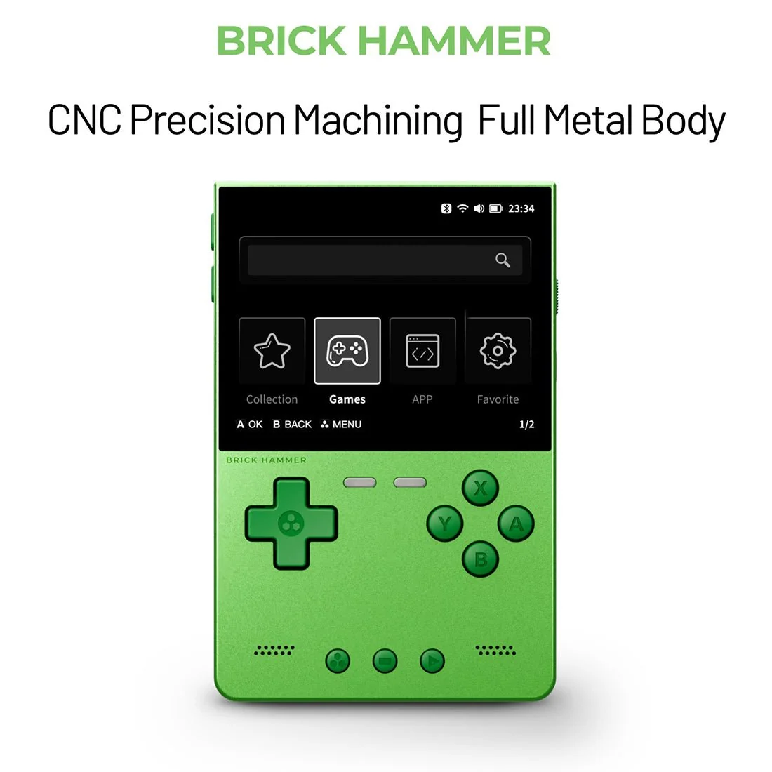 TRIMUI BRICK HAMMER 金属复古掌上游戏机