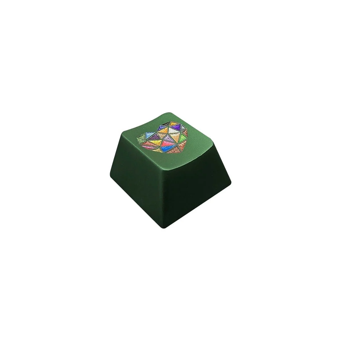 Vibrant Glass Heart Original R4 Profile 220-Grit Anodizing Aluminum Alloy Keycaps for ESC Row