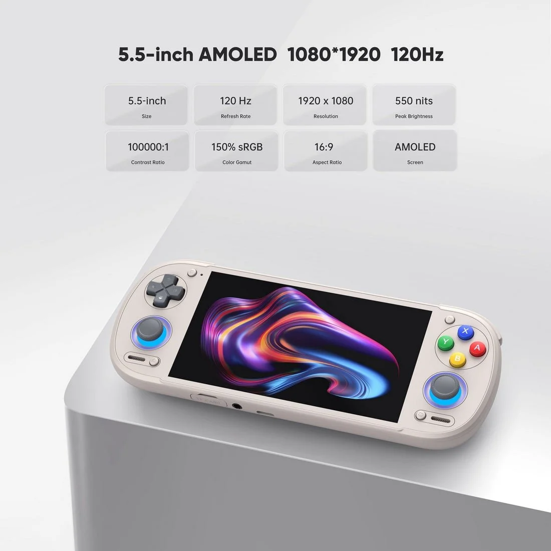 Retroid Pocket 6 5.5-Inch AMOLED Handheld Gaming Console（8+128G）