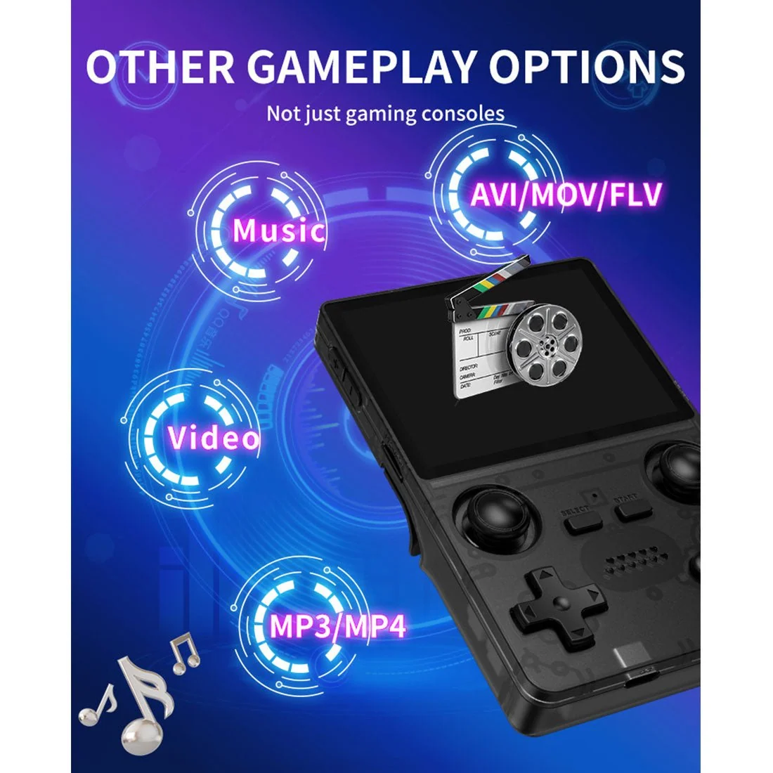 Powkiddy X35S 3.5-inch IPS Screen Handheld Game Console
