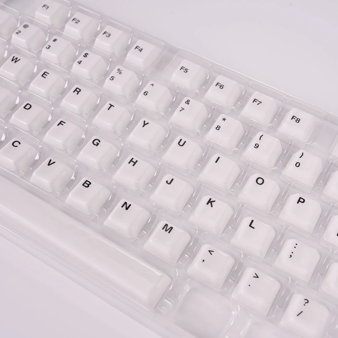 Crackle Ceramic Keycaps Set, OEM Profile 76/114 Keys for Mechanical Keyboard
