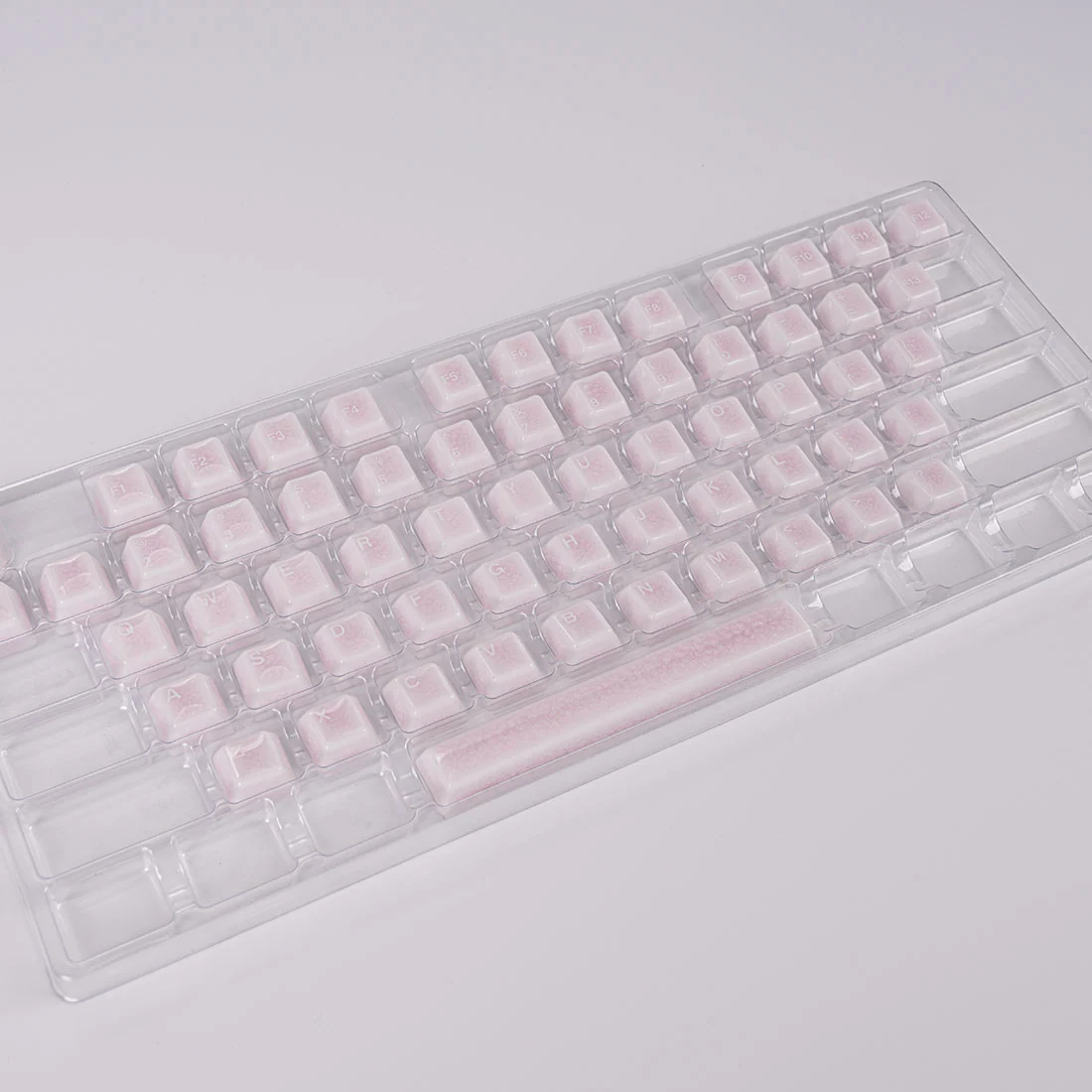 Crackle Ceramic Keycaps Set, OEM Profile 76/114 Keys for Mechanical Keyboard