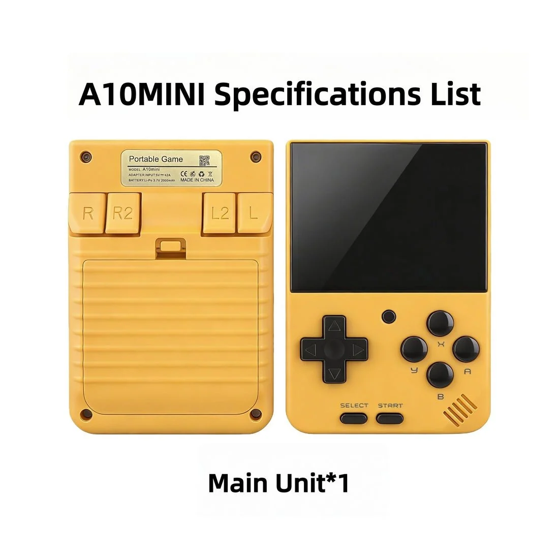 A10MINI 2.8-inch / A10MINI V4 3-Inch Retro Vertical Handheld Console with WiFi Wireless Connectivity