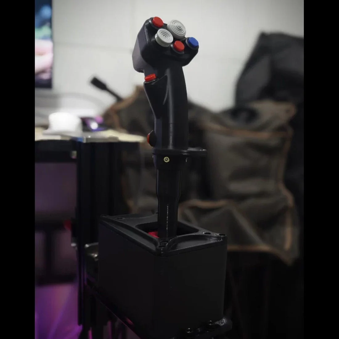 Flight Simulation Joystick, USB Plug-and-Play, Compatible with Mainstream Flight Simulation Platforms and Various Aircraft Configurations
