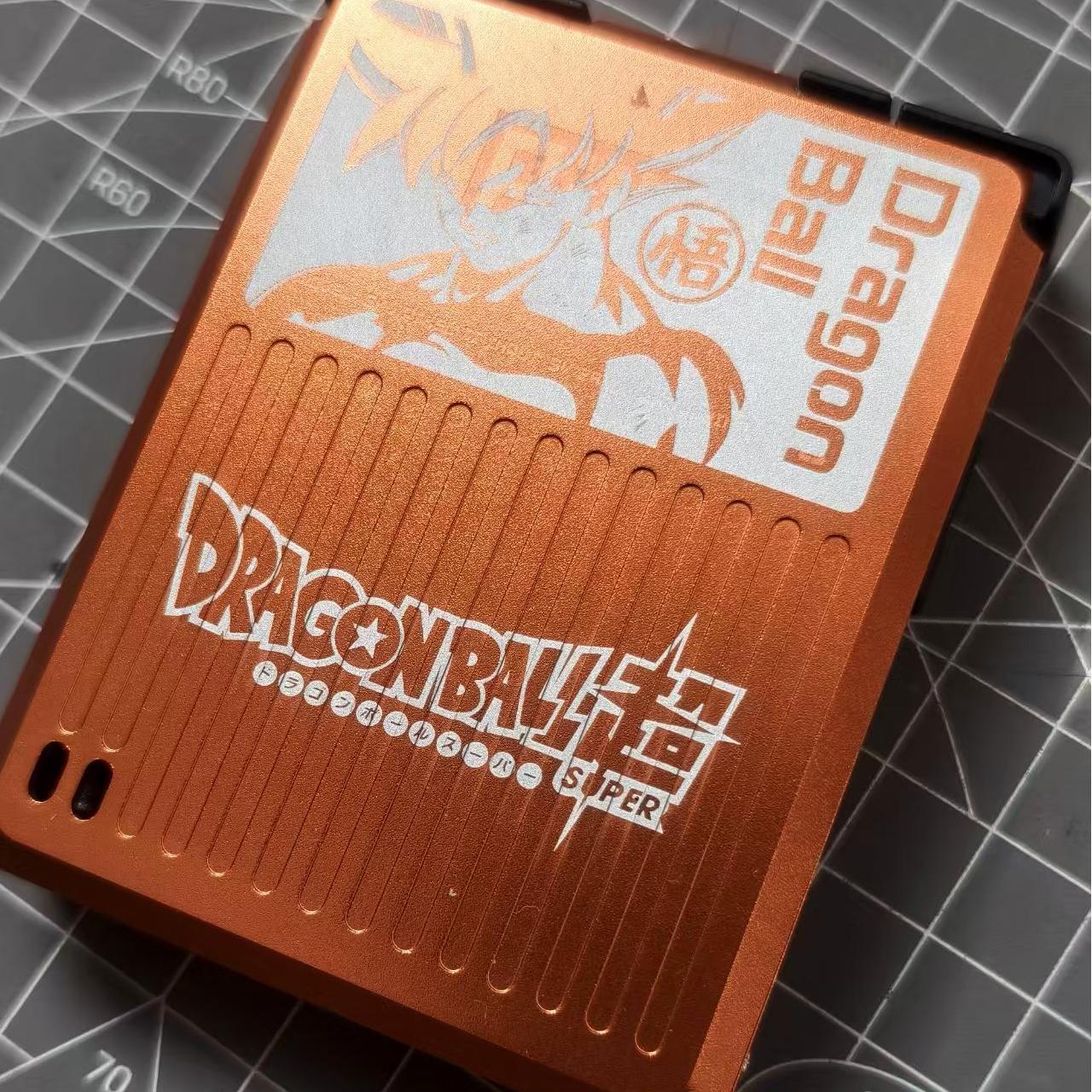 GKD Pixel 2 Metal Retro Handheld Game Console with Customized Laser-Engraved Pattern
