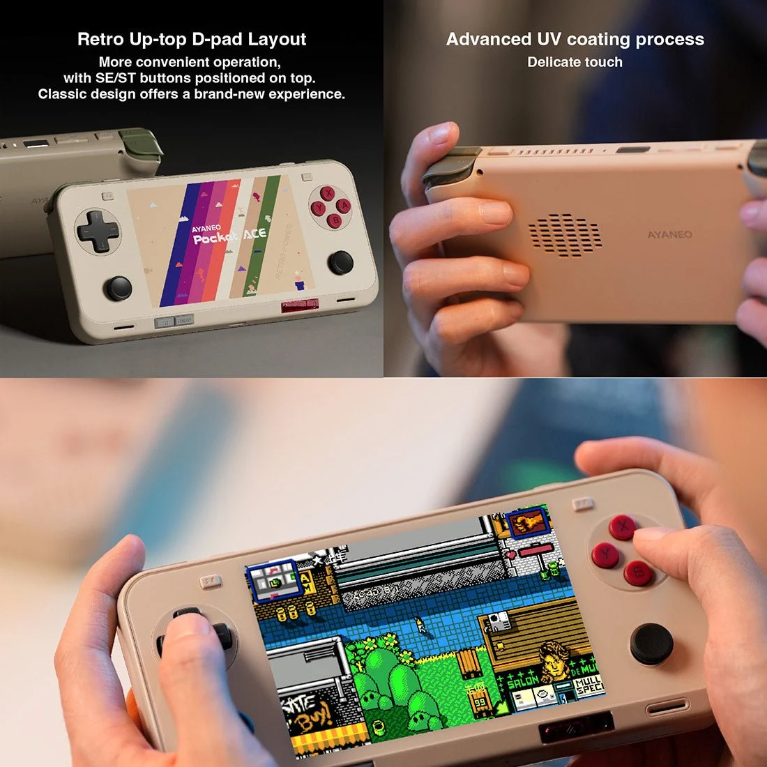 AYANEO Pocket ACE Retro Handheld Android Game Console