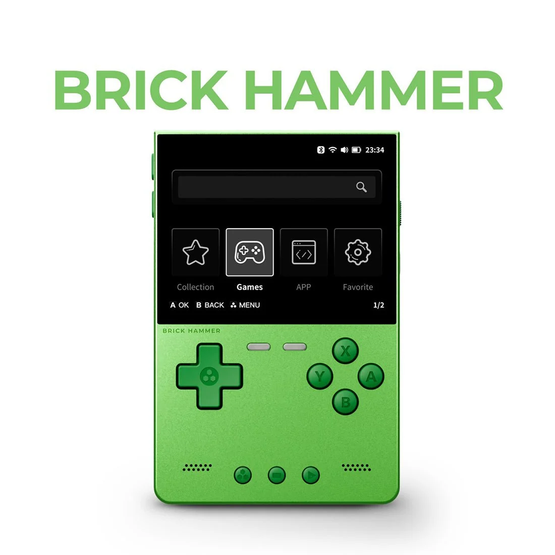 TRIMUI BRICK HAMMER 金属复古掌上游戏机