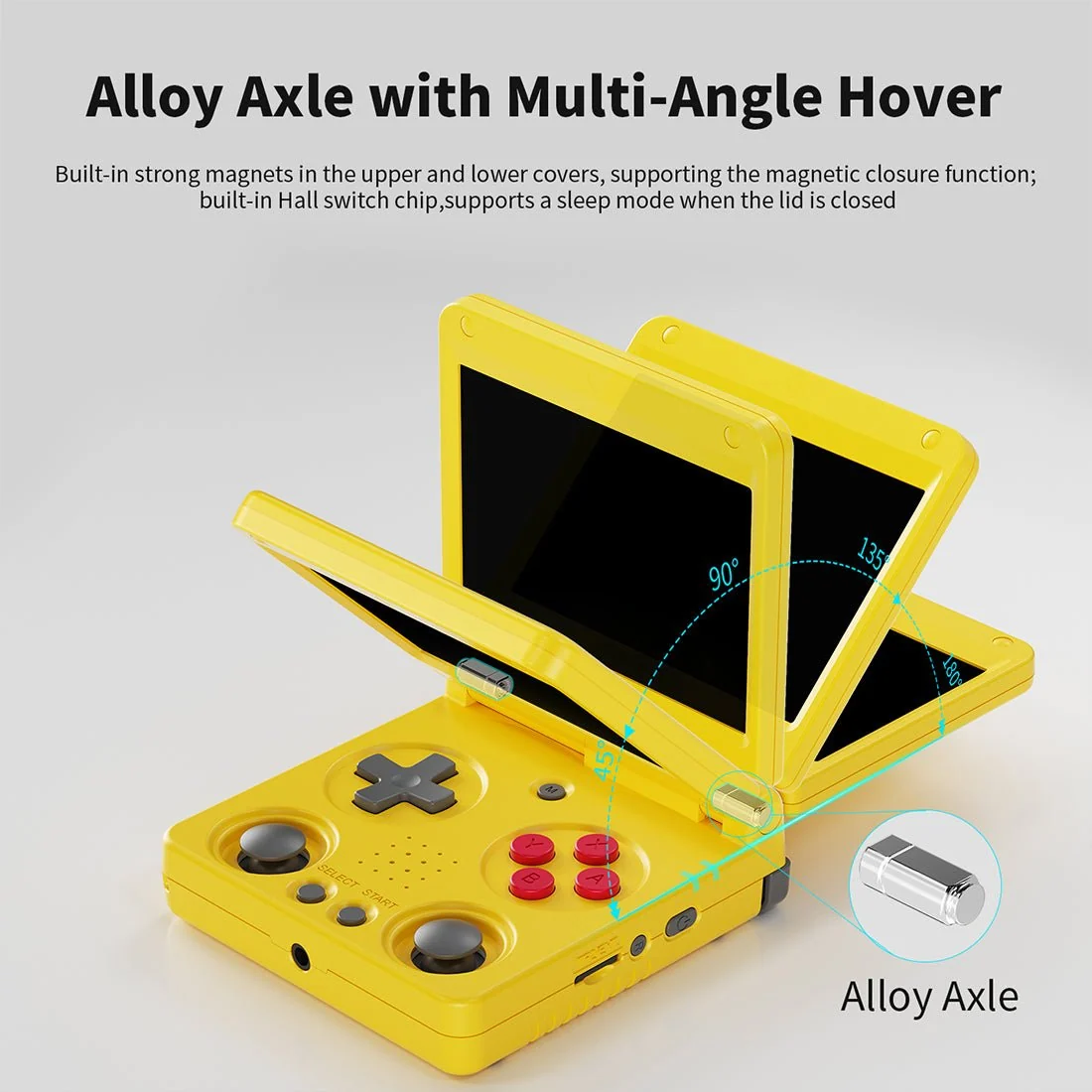 Anbernic RG34XXSP 3.4-Inch Retro Handheld Game Console